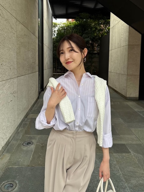 セール】Day-To-Day Stripe Shirt（シャツ/ブラウス）｜Her lip to