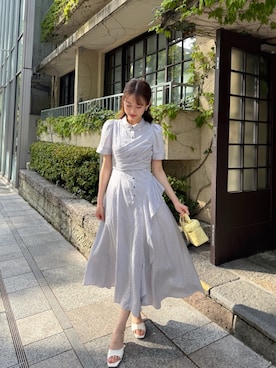 ワンピース herlipto Dewi Shirt Mini Dress Her lip to（ハーリップトゥー）の「Dewi Shirt Mini Dress