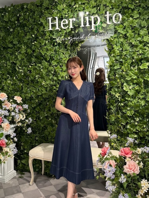 Her lip to ワンピース Nerea Denim Dress : ZOZOTOWN Yahoo!店 - 通販