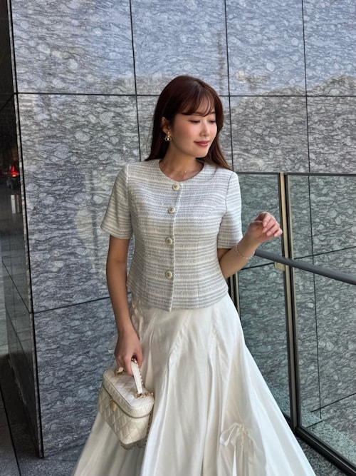 Her lip to コート アウター Louise Classic Tweed Jacket レディース