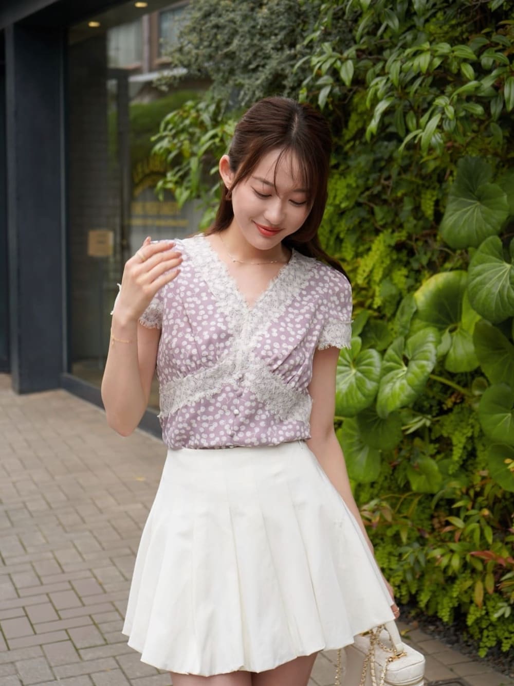 Her lip to（ハーリップトゥー）の「Bubble Cotton Mini Skirt