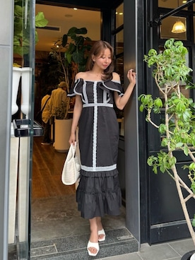 Her lip to（ハーリップトゥー）の「Dewi Shirt Mini Dress