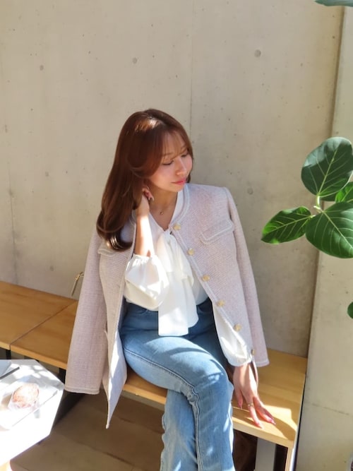 Her lip to ブラウス シャツ Ruffled Frill Bow Blouse レディース