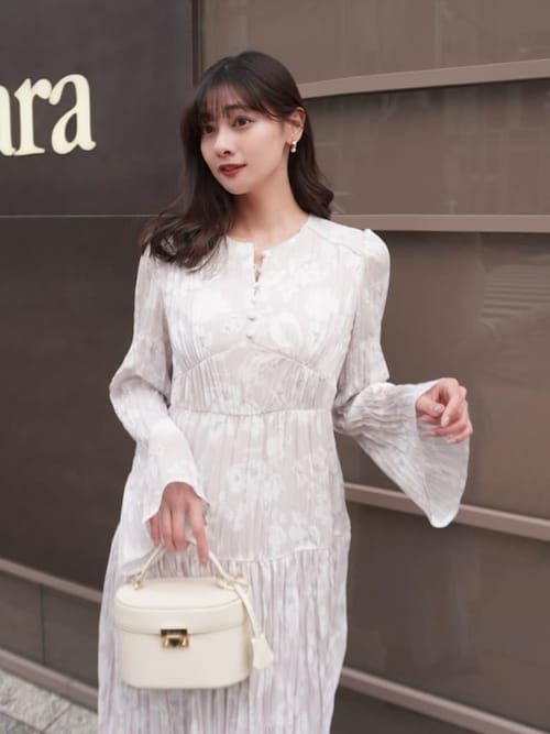 Her lip to ワンピース Tiered Floral Pleated Dress : ZOZOTOWN Yahoo