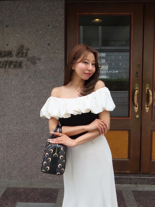 Her lip to tシャツ Sia Off-the-Shoulder Top レディース : ZOZOTOWN