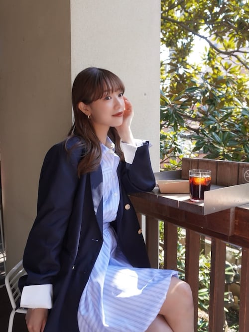 Trois Gold Button Blazer（テーラードジャケット）｜Her lip to（ハー