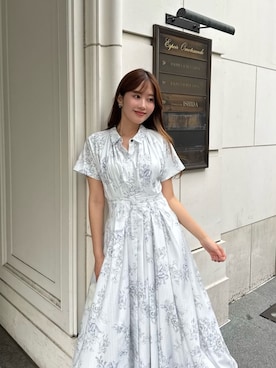 Her lip to（ハーリップトゥー）の「Eliza Croquis Floral Dress