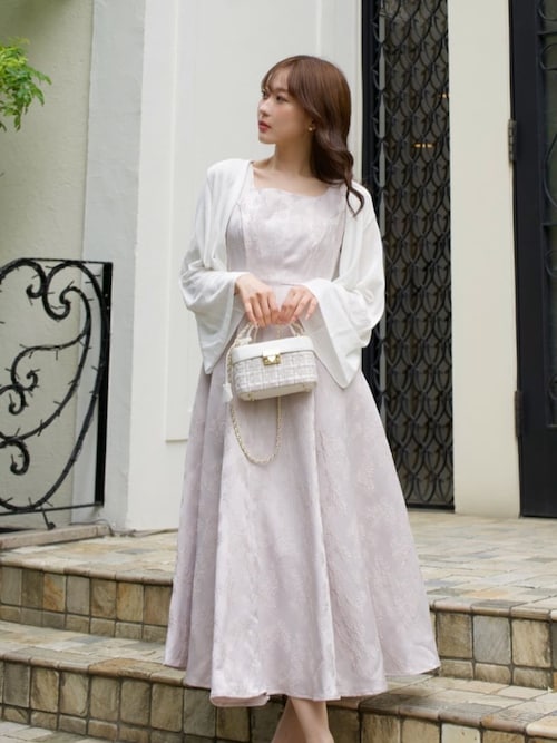 スカート Residenz Knit Cardigan Herlipto ecru UV Knit Dress Cardigan（カーディガン/ボレロ）｜Her lip to（ハー