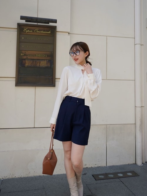 Long Tie Slit Blouse（シャツ/ブラウス）｜Her lip to（ハーリップ