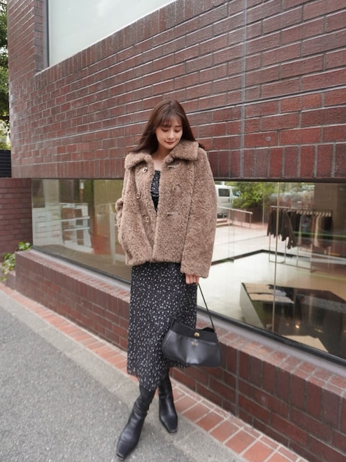 Capucine Bloom Sleeve Chiffon Dress（ワンピース）｜Her lip to