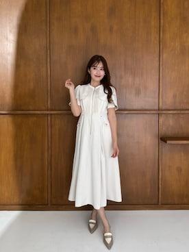「Her lip to（ハーリップトゥー）のアイテム（ワンピース）」を使った、Her lip toさん（レディース・167cm）の春コーディネート