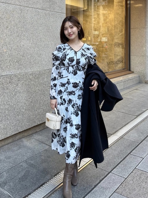 Winter Rose Dress（ワンピース）｜Her lip to（ハーリップトゥー）の