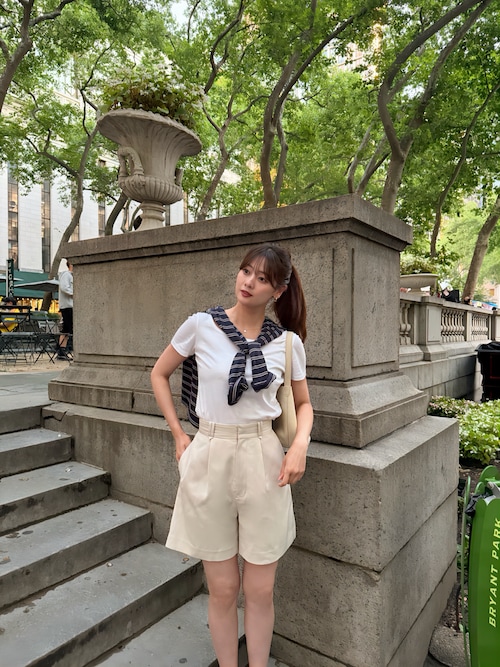 Her lip to パンツ Tucked Twill Bermuda Shorts レディース