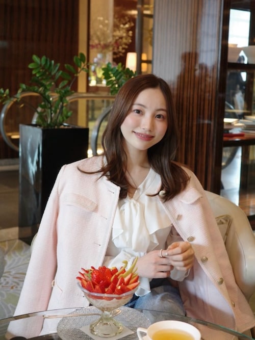 Her lip to ブラウス シャツ Ruffled Frill Bow Blouse レディース