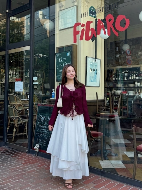 Her lip to ロング スカート Asymmetric Tiered Skirt : ZOZOTOWN