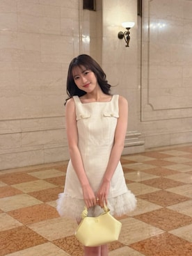 「Her lip to（ハーリップトゥー）のアイテム（ワンピース）」を使った、Her lip toさん（レディース・165cm）の春コーディネート