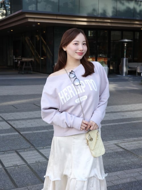 HLT Logo Two-Way Sweatshirt（スウェット）｜Her lip to（ハーリップ