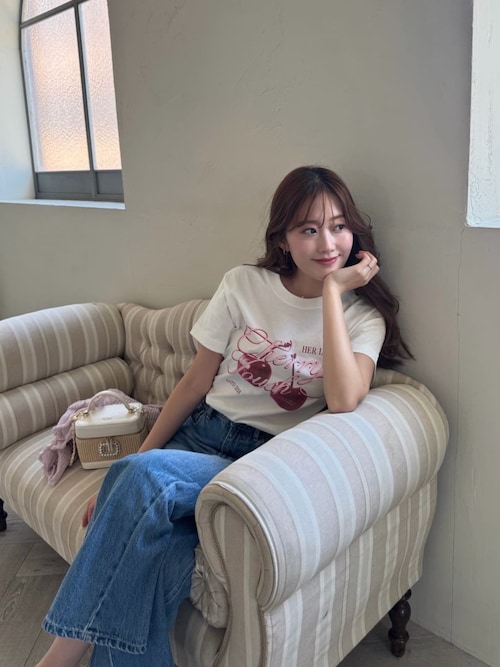 Her lip to tシャツ 半袖 Cherry Tee '26 レディース : ZOZOTOWN Yahoo
