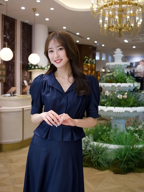 セール】Menton Denim Shirt Dress（ワンピース）｜Her lip to（ハー