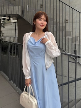 「Her lip to（ハーリップトゥー）のアイテム（ワンピース）」を使った、Her lip toさん（レディース・167cm）の春コーディネート