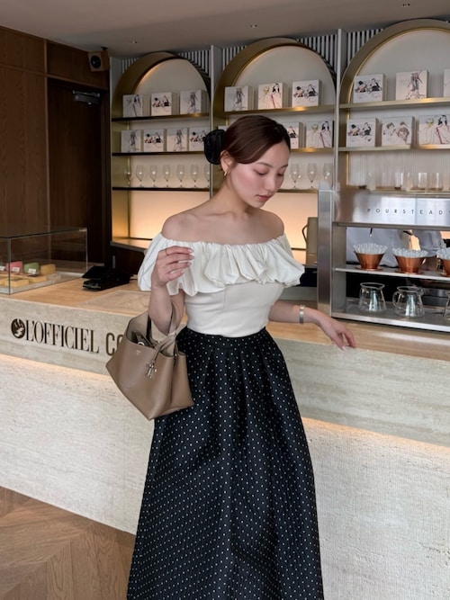 Her lip to tシャツ Sia Off-the-Shoulder Top レディース : ZOZOTOWN