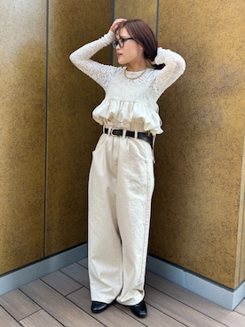 Aika Yamasakiさん(レディース・153cm)の冬コーディネート