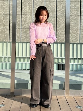 Aika Yamasakiさん(レディース・153cm)の春コーディネート