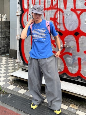 「FFEIN（フェイン）のアイテム」を使った、shuto00さん（メンズ・170cm）の夏コーディネート