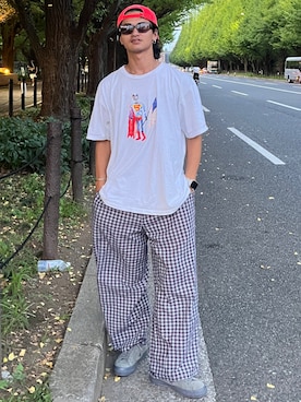 「BLUE ELEPHANT（ブルーエレファント）のアイテム」を使った、しゅーとさん（メンズ・170cm）の秋コーディネート