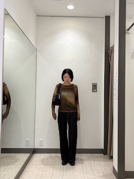「RODE SKO（ロデスコ）のアイテム（ローファー）」を使った、hiyoriさん（レディース・158cm）の秋コーディネート