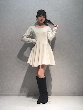 Marinaさん（レディース・163cm）の秋コーディネート