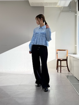 「mystic（ミスティック）のアイテム」を使った、mioさん（レディース・158cm）の春コーディネート