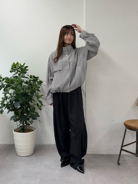 「mystic（ミスティック）のアイテム」を使った、mioさん（レディース・158cm）の春コーディネート