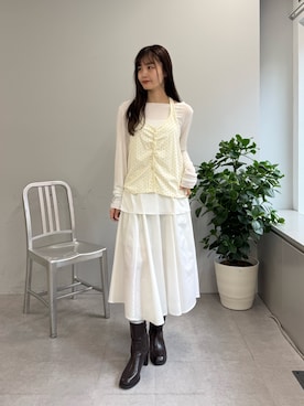 「mystic（ミスティック）のアイテム」を使った、mioさん（レディース・158cm）の春コーディネート