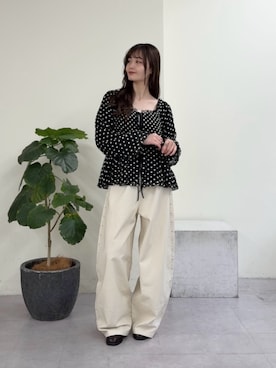 mioさん（レディース・158cm）の冬コーディネート