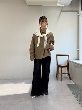 「mystic（ミスティック）のアイテム」を使った、mioさん（レディース・158cm）の春コーディネート