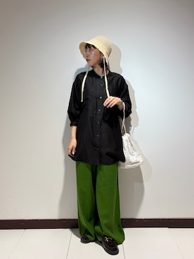 「かぐれ（カグレ）のアイテム（バッグ）」を使った、otowaさん（レディース・153cm）の春コーディネート