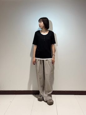 「MERRELL（メレル）のアイテム」を使った、otowaさん（レディース・153cm）の春コーディネート