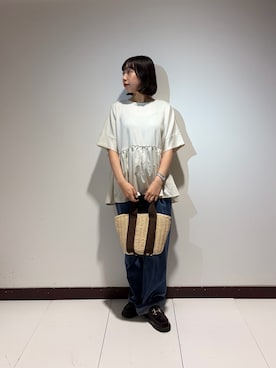 「ITEMS URBANRESEARCH（アイテムズ アーバンリサーチ）のアイテム」を使った、otowaさん（レディース・153cm）の春コーディネート