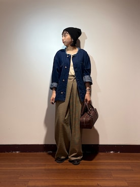 「イエベ春」｜otowaさん（レディース・153cm）の秋コーディネート