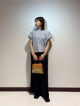 「URBAN RESEARCH DOORS(アーバンリサーチドアーズ)のアイテム(シャツ/ブラウス)」を使った、otowaさん(レディース・153cm)の夏コーディネート