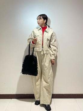 「RODE SKO（ロデスコ）のアイテム」を使った、otowaさん（レディース・153cm）の冬コーディネート