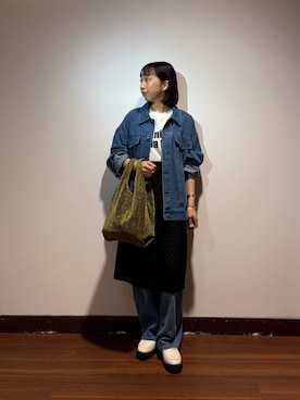「SMELLY（スメリー）のアイテム」を使った、otowaさん（レディース・153cm）の秋コーディネート