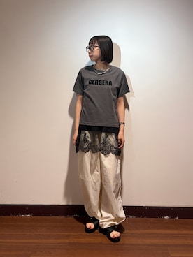 「RODE SKO（ロデスコ）のアイテム」を使った、otowaさん（レディース・153cm）の夏コーディネート