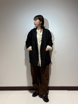 「ITEMS URBANRESEARCH（アイテムズ アーバンリサーチ）のアイテム（その他アウター）」を使った、otowaさん（レディース・153cm）の春コーディネート