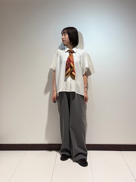 「URBAN RESEARCH Sonny Label（アーバンリサーチサニーレーベル）のアイテム（パンツ）」を使った、otowaさん（レディース・153cm）の夏コーディネート