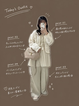 ynaunaqさん（レディース・155cm）の春コーディネート