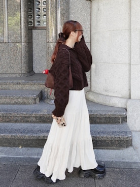 「Reurie'（レウリィ）のアイテム」を使った、nenepichanさん（レディース・152cm）の冬コーディネート