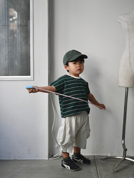 「riziere（リジェール）のアイテム」を使った、suuさん（キッズ・100cm）の夏コーディネート