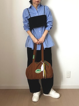 「hellam（へラム）のアイテム」を使った、Mayさん（レディース・163cm）の春コーディネート